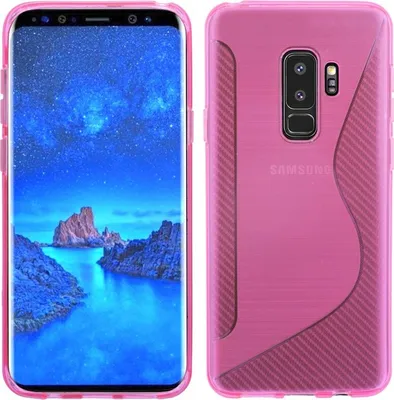 Produktbild von Samsung Galaxy S9 Plus Handy Silikon Schutzhülle Cover Case Pink