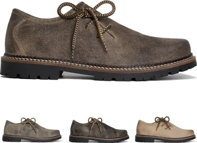 Produktbild von Trachtenschuhe Haferlschuhe Schuhe 1004-H Düsseldorf , Schuhgröße:45, Farbe:Horn