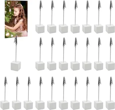 Memo Clip Halter für Fotos, Notizen und Dekoration - Ideal für Büro, Hochzeiten und Feste