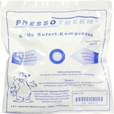 Immagine prodotto di Impacco freddo istantaneo Pressotherm, 1 pz KOM