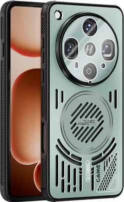 Obrázek produktu pro Magnetické pouzdro pro Oppo Find X8 Ultra hliníkové nárazuvzdorné ochranné pouzdro s odvodem tepla a fólií na čočku Zelená