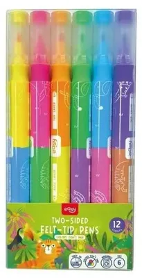 Produktbild von Mazaki-Doppelseitige Schichten, 12 Farben, EASY – Easy Stationery