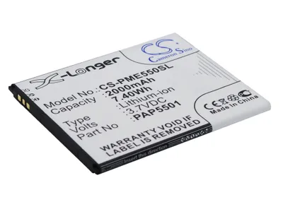 Produktbild von TECHTEK Akku Kompatibel mit [Prestigio] MultiPhone 5501 Duo, PAP5501 Ersetzt PAP5501