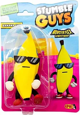 Produktbild von Gummifigur Stumble Guys Banana Guy, elastisch