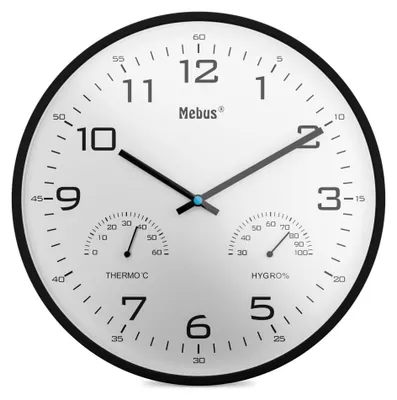 Image de Horloge murale à quartz Mebus 16180