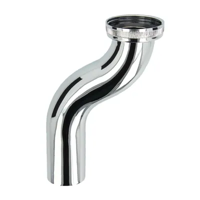 Produktbild von tecuro MS-Bördelrohr Ø 32 mm, S-Form, Versatz 50 mm, mit Überwurfmutter & Flachdichtung