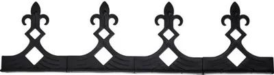Produktbild von Dachfirstverzierung Halls 312 cm schwarz