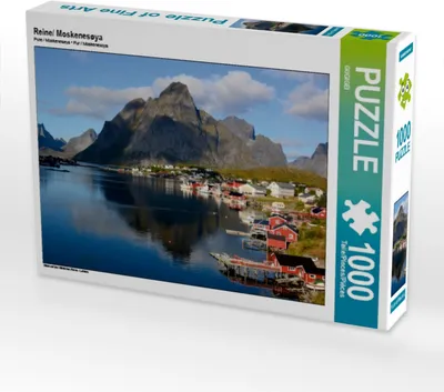 Produktbild von Calvendo Reine/ Moskenesøya 1000 Teile Puzzle quer 640x480mm, CALVENDO; 7296822