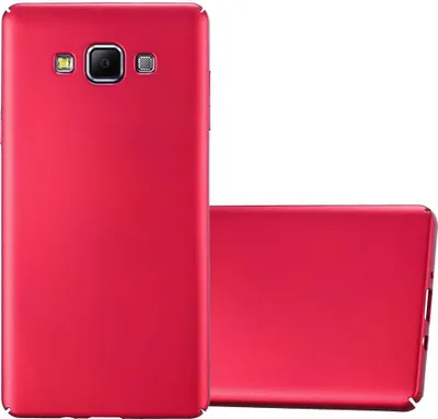 Produktbild von Cadorabo Hülle für Samsung Galaxy A7 2015 Schutzhülle in Rot Hard Case Handy Hülle Etui