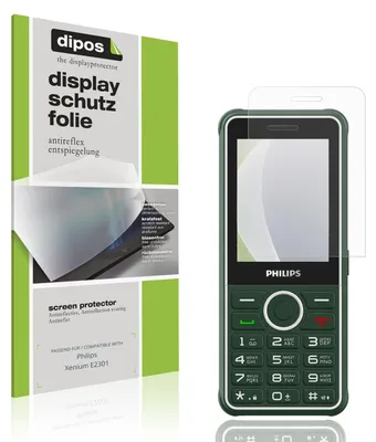 Image de 4x Film de protection d'écran pour Philips Xenium E2301 protecteur antireflet dipos