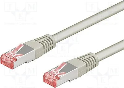 Zdjęcie produktu dla 1 x szary, kabel RJ45, 0,25 m, bezhalogenowy, 93212, 6-żyłowy
