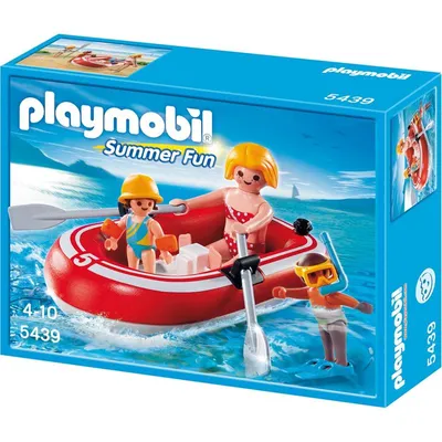 Produktbild von PLAYMOBIL 5439 Urlauber mit Schlauchboot