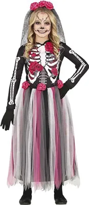 Immagine prodotto di Costume da ragazza Guirca Catrina 10-12 anni 10-12 anni