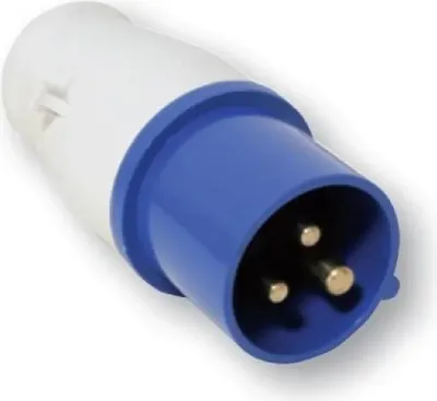 Obrázek produktu pro Lalizas zástrčka Bílá,Modrá 16A 220/240V Bílá,Modrá 16A 220/240V