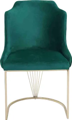 Immagine prodotto di Sedia da pranzo verde di design Mobili da sala da pranzo moderni e a un posto