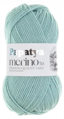 Produktbild von Papatya Merino50 Winterwolle 100g Strickgarn 50% Wolle Häkelgarn