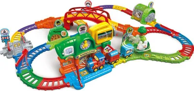 Produktbild von VTech Vroom Vroom Go - Avventure in treno, Zug- & Schienen-Set, 1 Jahr(e), AAA, Kunststoff, Mehrfarbig
