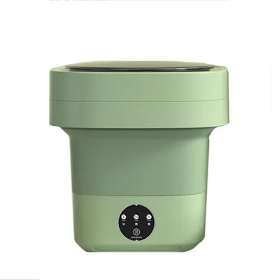 Immagine prodotto di INF Mini Lavatrice Pieghevole 11L con Scarico Esterno - Portatile e Compatta Verde