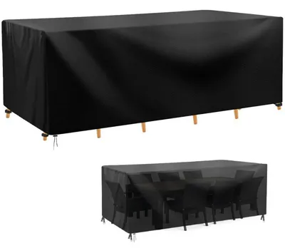 Produktbild von Gartenmöbel Abdeckung Wasserdicht 242 x 162 x 100 cm Oxford Gewebe Reißfest Schutzhülle