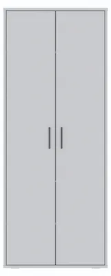 Immagine prodotto di Armadio (profondità 55 cm) – a 2 ante, larghezza 90 cm Grigio perla