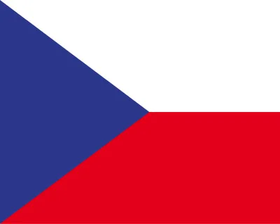 Produktbild von Tschechische Republik Kunstdruck Bild - Flagge (40 x 50 cm)