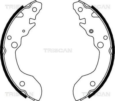 Produktbild von TRISCAN Bremsbackensatz Hinten 8100 69007