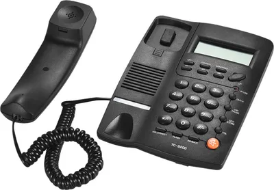 Obrázok produktu pre Šnúrový stolný telefón s LCD displejom, identifikátorom volajúceho, ovládaním hlasitosti a kalkulačkou pre domácnosti, kancelárie a call centrá
