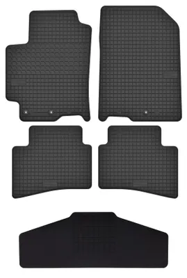Immagine prodotto di Tappetini in gomma con tunnel neri per Kia Rio IV 2016-2023 Set 5 pezzi