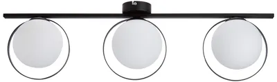 Productafbeelding van Homemania wandlamp, metaal en glas, zwart