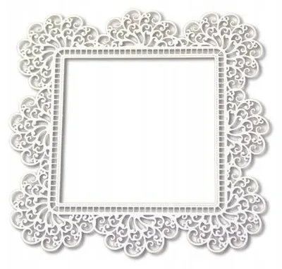 Produktbild von Scrapiniec Doily Spitze Quadratische Kartonserviette 12x12cm