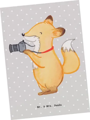 Produktbild von Mr. & Mrs. Panda Postkarte Fotograf Herz - Grau Pastell - Geschenk, Fotokarte, Hochzeitsfotograf, Paparazzi, Ansichtskarten, Ausbildung, Ansichtskarte, Grußkarte, Urlaub