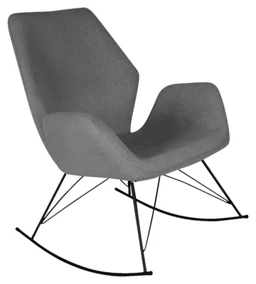Produktbild von Homexperts Schaukelstuhl Schwingsessel Victor gepolstert B 74 x H 94 x T 85 cm