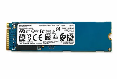 Produktbild von Kioxia interne SSD, 256GB, M.2 2280, Modell KBG40ZNV256G, NVMe, OEM