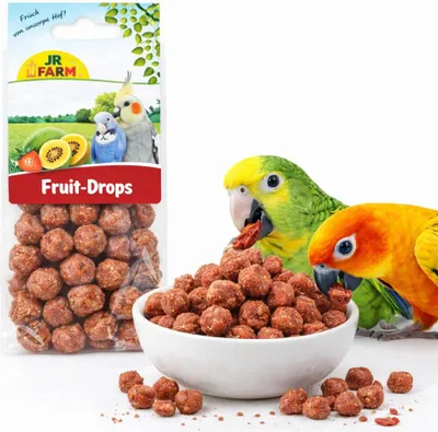 Zdjęcie produktu dla Jr Farm Owocowe Chrupeczki - przysmak dla wszystkich papug 100g