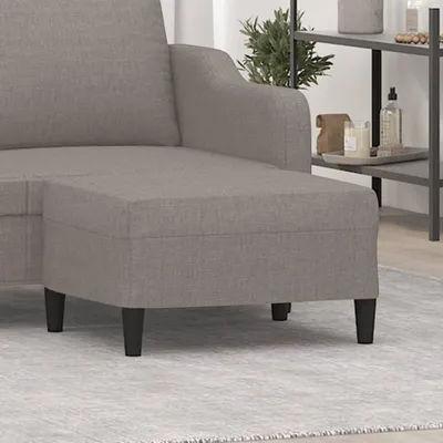 Produktbild von "2026 Promotion" Fußhocker Taupe 70x55x41 cm Stoff - Fußhocker CC21109