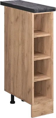 Produktbild von Küchenregal Vicco R-Line Goldkraft Eiche 20 cm , AP Anthrazit, Model 46323