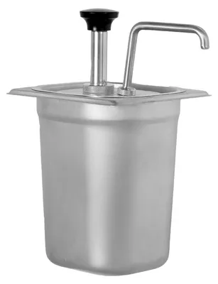 Produktbild von Saucenspender mit Pumpe GN 1/6 (200 mm), 3 Liter, H. 280 mm