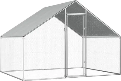 Produktbild von Outdoor-Hühnerkäfig 2,75x2x1,92 m Verzinkter Stahl