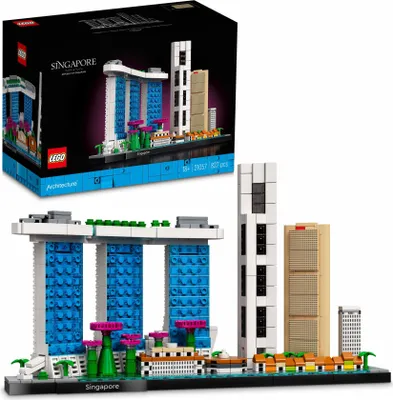 Obrázek produktu pro LEGO Architecture Singapur, Sada na stavění, 18 rok/roky, Plast, 827 kusů, 689 g