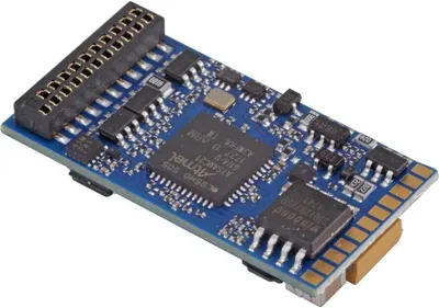 Produktbild von ESU 58419 LokSound 5 DCC/MM/SX/M4 "Leerdecoder", 21MTC NEM660, Retail, mit Lautsprecher 11x15mm, Spurweite: 0, H0
