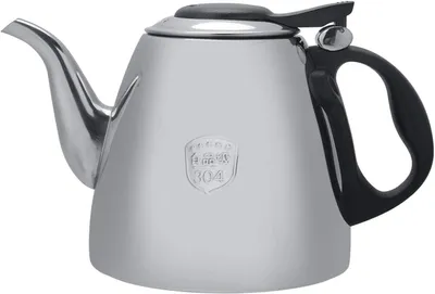 Produktbild von Edelstahl-Teekanne und Kaffeekanne für die Herdplatte mit Griff, für zu Hause (1,2 l)