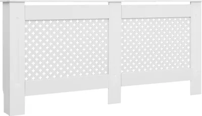 Obrázek produktu pro Kryt na radiátor bílý 172x19x81,5 cm MDF