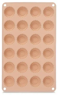 Produktbild von Orion | Silikonform für 24 Mini-Muffins - Beige - Backform & Pralinenform