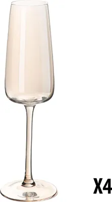 Produktbild von Westwing Ellery Sektgläser 4er Set Gläser 230 ml