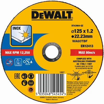 Produktbild von Dewalt Metallscheibe 125X1,2Mm