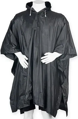 Immagine prodotto di Splashmacs SC010 | Poncho da pioggia - Colore: Nero - Taglia: Unica