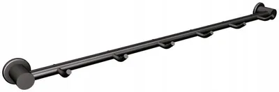 Imagen del producto de Soporte para toallas Andex 515NG con 7 ganchos, color negro