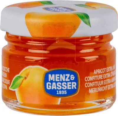 Produktbild von Menz&Gasser Zusätzliche Marmelade Aprikose 48 Stück x 28 Gramm