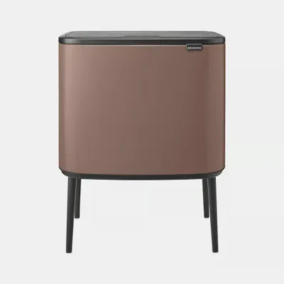 Immagine prodotto di Cestino Bo Touch Bin - 11 + 23 L, satinato taupe