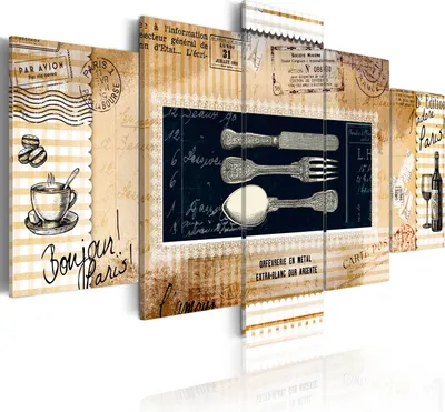 Produktbild von Modernes Wandbild 020115-87 (100x50) - 5 Teilig Bilder Fotografie auf Vlies Leiwnand Foto Bild Dekoration Wand Bilder Kunstruck